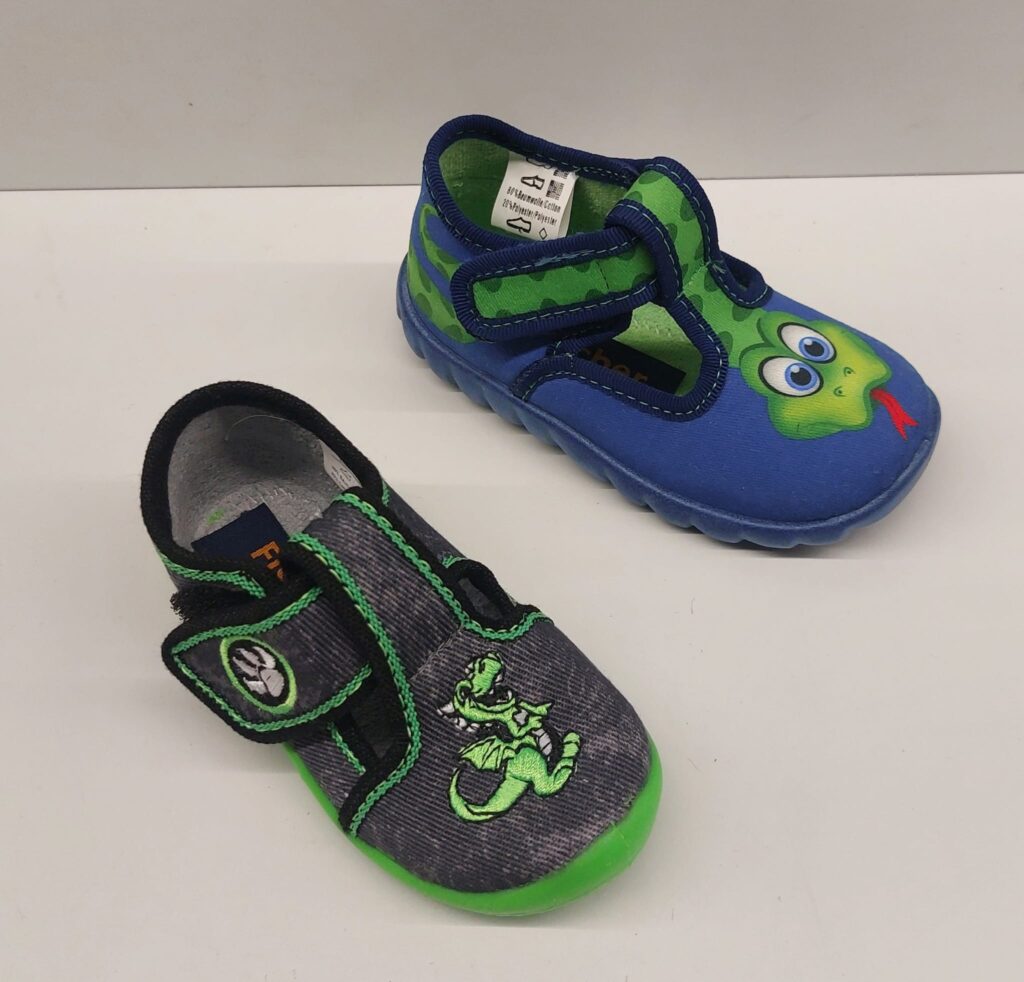 Fischer Kinder-Hausschuhe Jungen Drachen Frosch – Schuhe für Alle Löbau