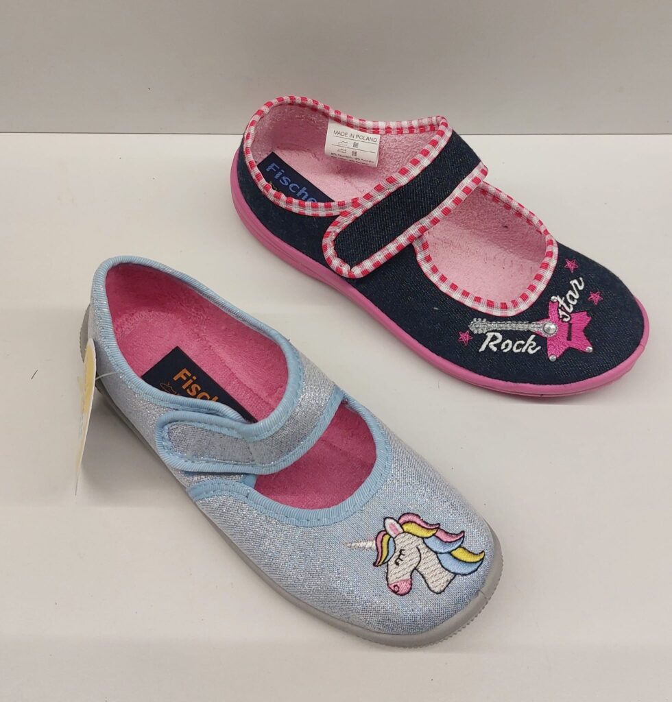 Fischer Kinder-Hausschuhe Mädchen Einhorn Rock Star – Schuhe für Alle Löbau